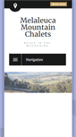 Mobile Screenshot of melaleuca-chalets.com.au
