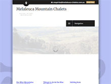 Tablet Screenshot of melaleuca-chalets.com.au